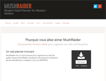 Tablet Screenshot of mushraider.com
